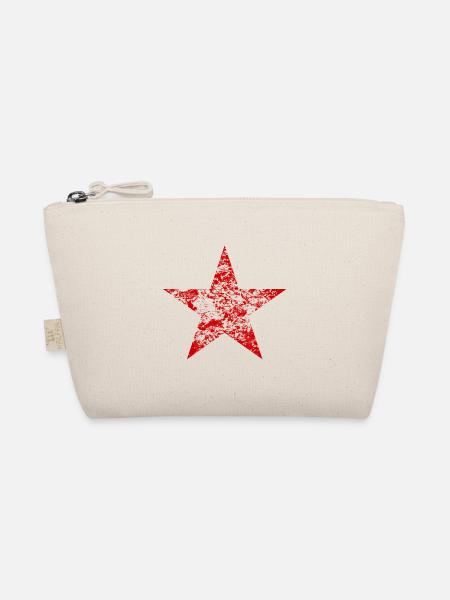 Star red red rocker - Organic Pouch - nature