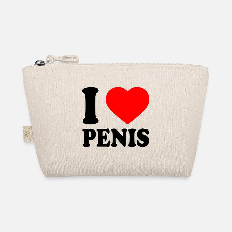 I love penis Organic Pouch