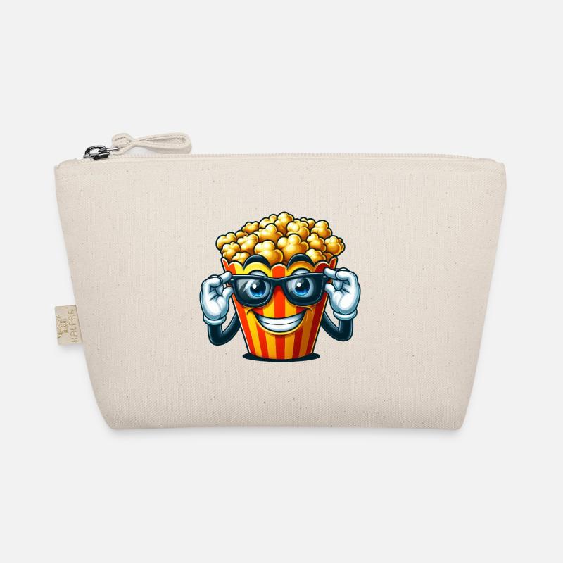 Cooles Popcorn Comic Sonnenbrille Kino Bio-Täschchen