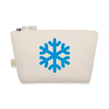Schneeflocke / Snowflake - Bio-Täschchen - Natur - Vorne