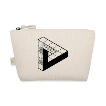 Unmögliches Dreieck - Tribar - Penrose Triangel - Bio-Täschchen - Natur - Vorne