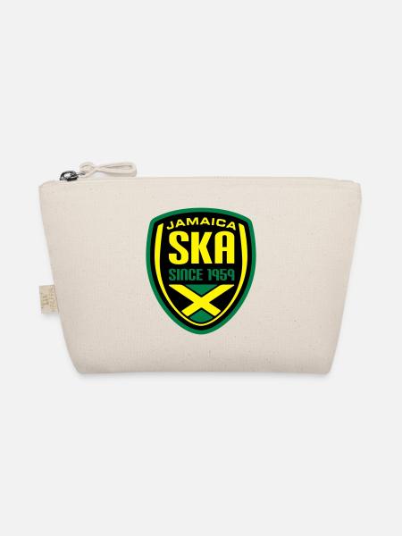 Ska Wappen_2 - Organic Pouch - nature - Front