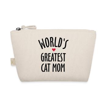 World's Greatest Cat Mom - Bio-Täschchen - Natur - Vorne