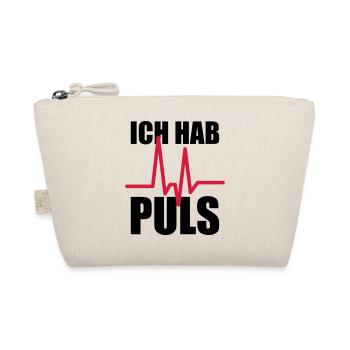 Ich hab Puls - Bio-Täschchen - Natur - Vorne