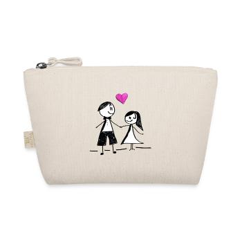 Liebe ist ... - Bio-Täschchen - Natur - Vorne