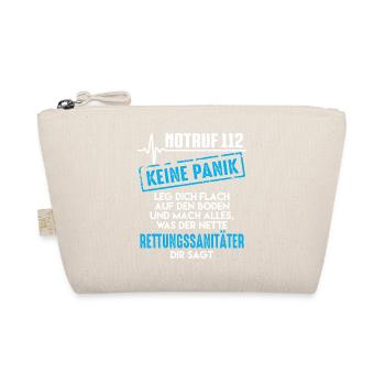 Paramedic, Emergency 112 not panic - Organic Pouch - nature - Front