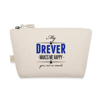 My Drever makes me happy - Organic Pouch - nature - Front