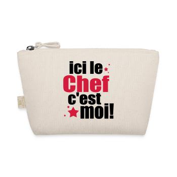 ICI LE chef C'est moi - Trousse biologique - nature - Devant