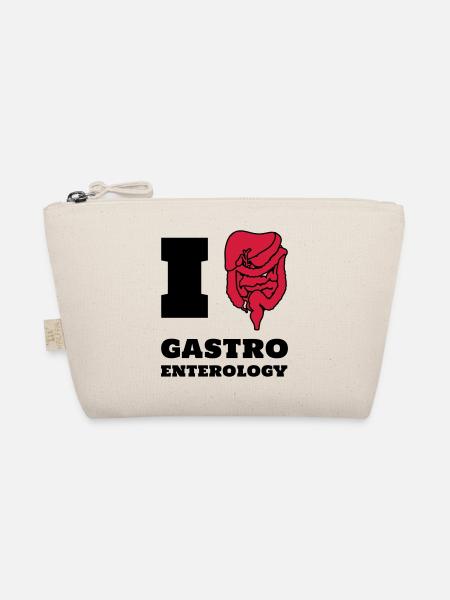 I love gastroenterology - Bio-Täschchen - Natur - Vorne