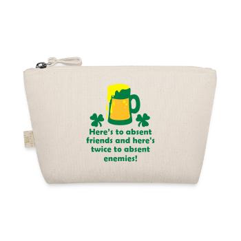 toast for st. patrick's beer mug - Organic Pouch - nature - Front
