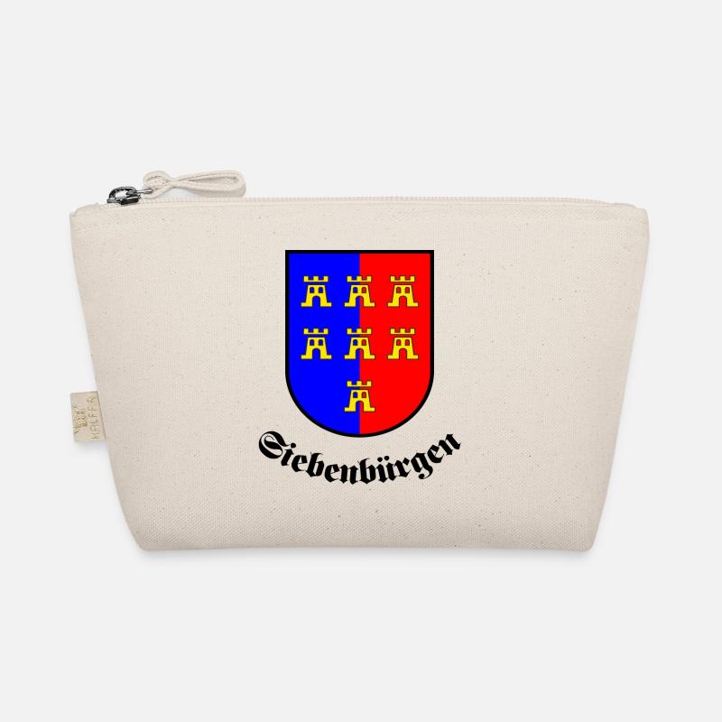 Wappen der Siebenbürger Sachsen "Siebenbürgen" - Bio-Täschchen - Natur