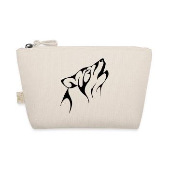 Wolf - Bio-Täschchen - Natur - Vorne