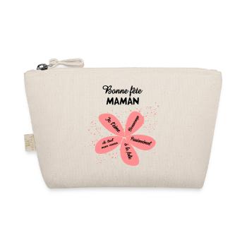 bonne-fete-maman (2 couleurs modifiables) - Trousse biologique - nature - Devant