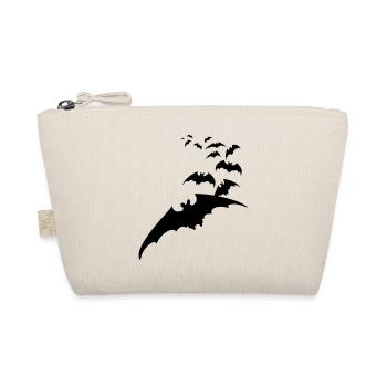 Bat flying fox vampire Halloween animal fly - Organic Pouch - nature - Front