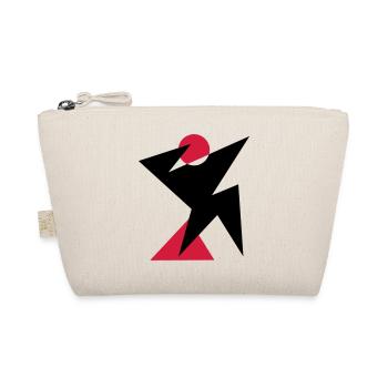 05 Dabbing Abstract Dance Triangle Disco Party Fun - Bio-Täschchen - Natur - Vorne