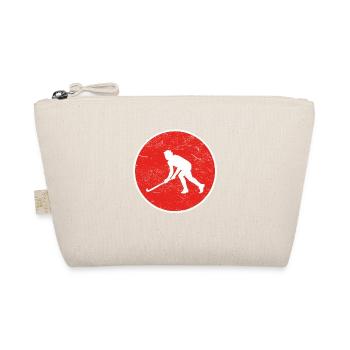 Geschenk hockey eishockey - Bio-Täschchen - Natur - Vorne