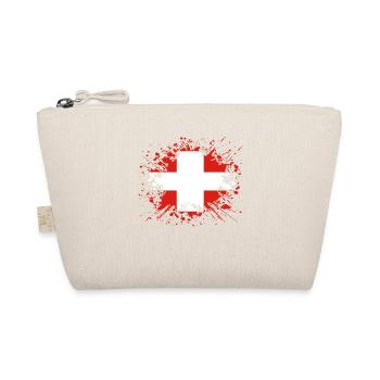 home country roots wurzeln love Schweiz png - Bio-Täschchen - Natur - Vorne