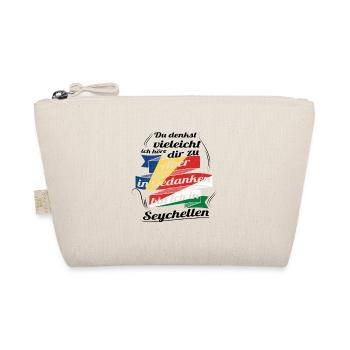 Geschenk Ich zuhoere gedanken in Seychellen - Bio-Täschchen - Natur - Vorne