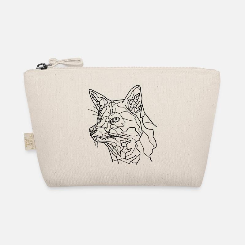 Fox Line Art Trousse biologique
