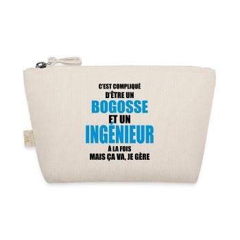 c'est compliqué d'être un bogosse et ingénieur - Trousse biologique - nature - Devant