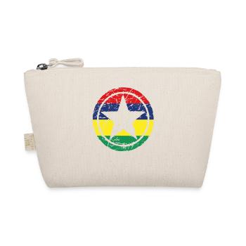 wurzeln liebe stern herz heimat Mauritius png - Bio-Täschchen - Natur - Vorne