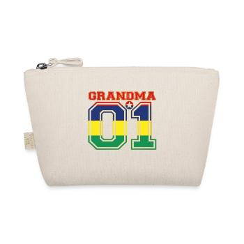 Oma Grandma queen 01 family Mauritius - Bio-Täschchen - Natur - Vorne