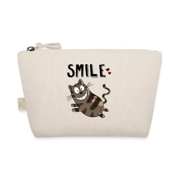 Smile Cheshire Cat - Cat - Cats - Heart - Cat - Organic Pouch - nature - Front