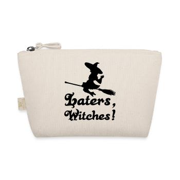 Halloween, Hexe, Fun, lustig, Spruch, Geschenk - Bio-Täschchen - Natur - Vorne
