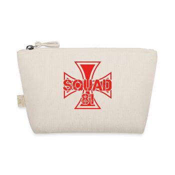 Biker paintball motorcycle squad team club team 81 - Organic Pouch - nature - Front