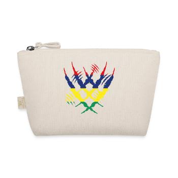 Claw claw worn cracks tore x home proud Mauritiu - Organic Pouch - nature - Front