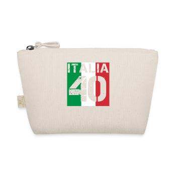 Italie Italia Football wm queen king meister 40 - Trousse biologique - nature - Devant