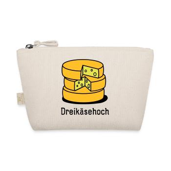 Dreikäsehoch – Die Wortspiel-Geschenkidee! - Bio-Täschchen - Natur - Vorne