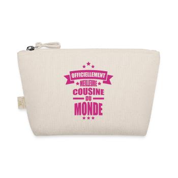 officiellement meilleure cousine du monde - Trousse biologique - nature - Devant