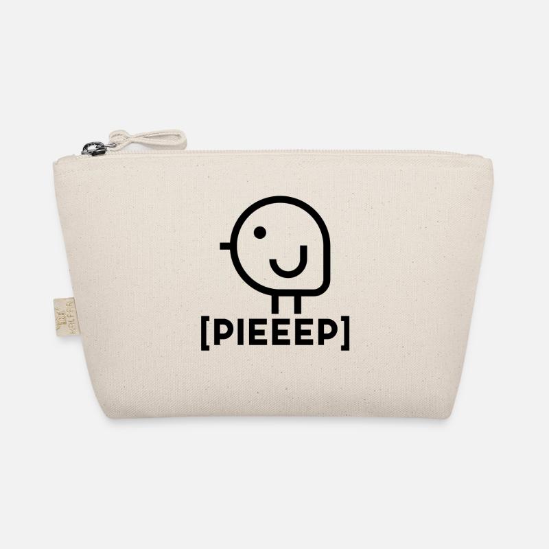 PIEEEP BIRD - Bio-Täschchen - Natur
