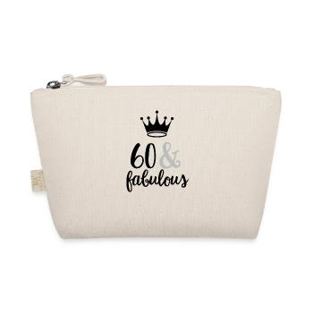 60 & Fabulous - Organic Pouch - nature - Front