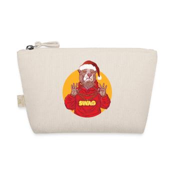 SwagDog avec chaîne et chapeau de Père Noël - Trousse biologique - nature - Devant