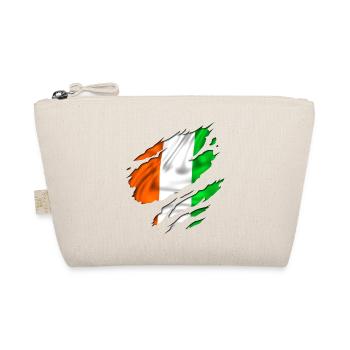 fahne ireland irland - Bio-Täschchen - Natur - Vorne