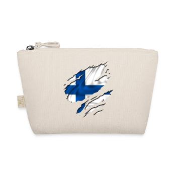 finland finnland flagge - Bio-Täschchen - Natur - Vorne