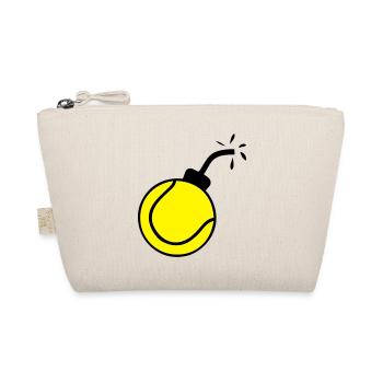 bomb ball tennis1 - Organic Pouch - nature - Front