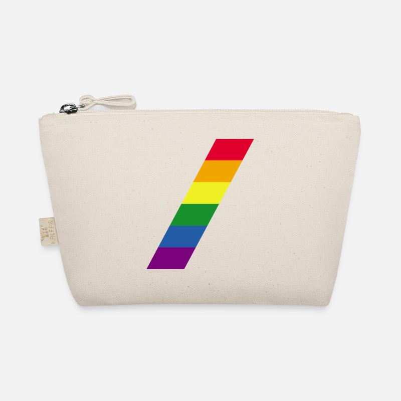 Rainbow / Regenbogen / Peace / Pride / Gay / LGBT - Bio-Täschchen - Natur