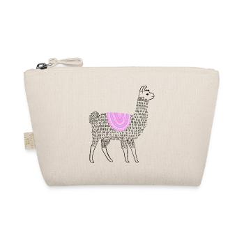 Boho Lama - Bio-Täschchen - Natur - Vorne