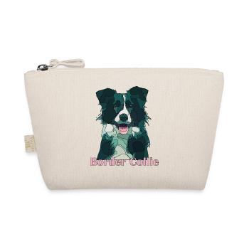 border collie - Organic Pouch - nature - Front
