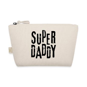 Bester Vater Papa Geschenk Vatertag Superdad - Bio-Täschchen - Natur - Vorne