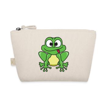 Frosch - Bio-Täschchen - Natur - Vorne