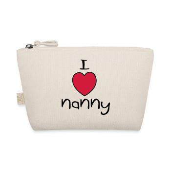 I Love Nanny - Organic Pouch - nature - Front