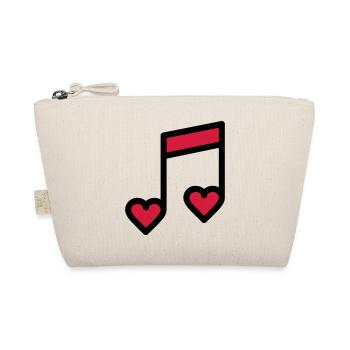 Romantic music note - Organic Pouch - nature - Front