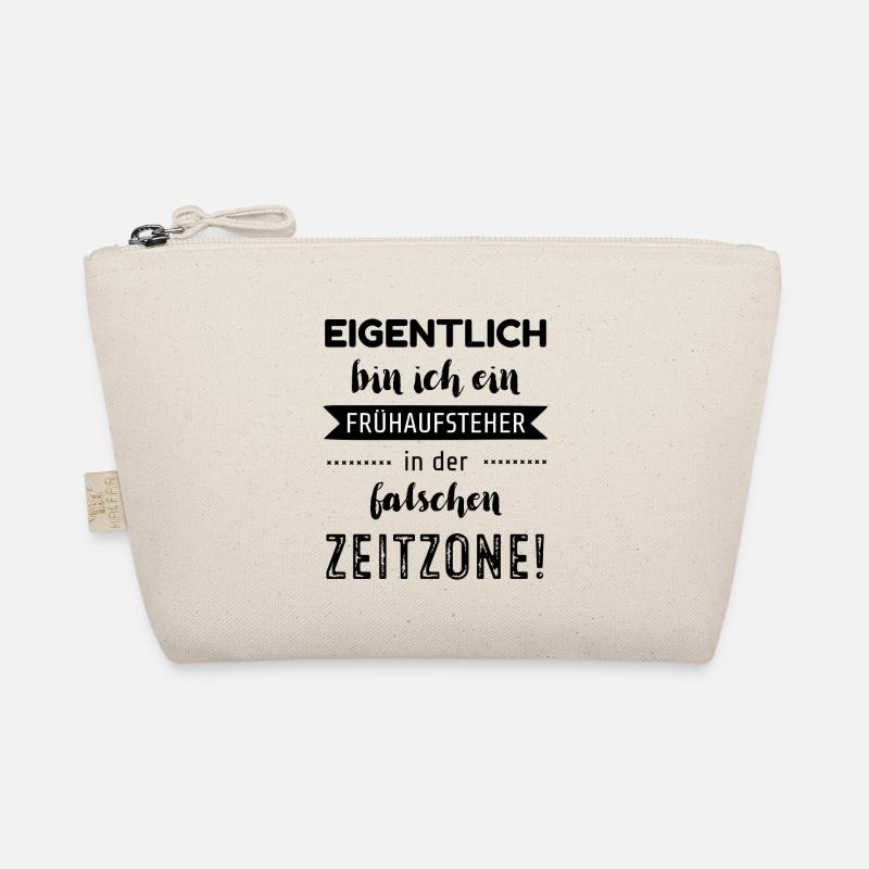 Eigentlich bin ich ein Frühaufsteher Bio-Täschchen