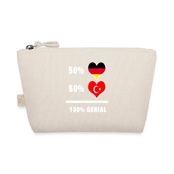 Germany and Turkey awesome / Gift - Organic Pouch - nature - Front