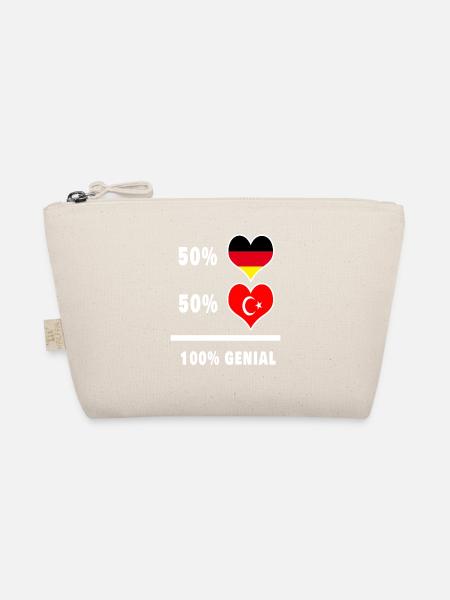 Deutschland und Türkei genial / Geschenk - Bio-Täschchen - Natur
