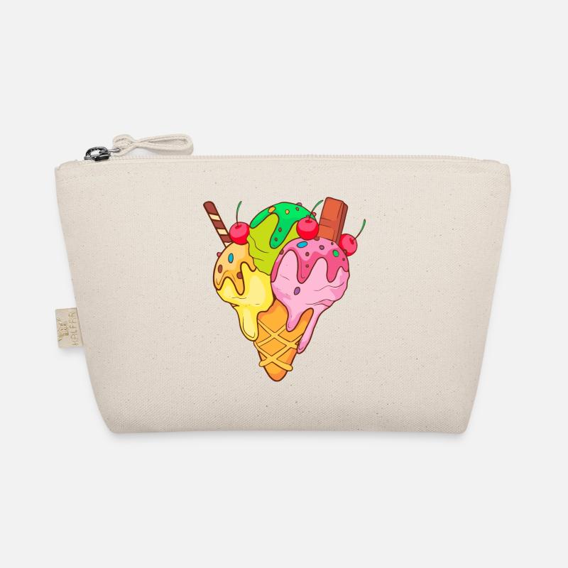 Eis Speiseeis Eiskrem Eiscreme Kugeleis Eisbecher Bio-Täschchen